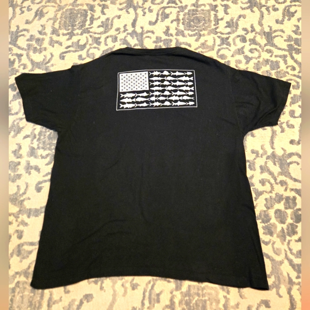 Columbia PFG Shirt Men's XL Black Graphic Tee